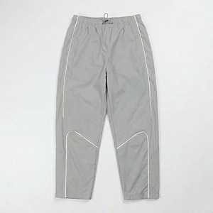Custom Grey Reflective Piping <b>Techwear</b> Tracksuit Men Windbreaker Rain <b>Jacket</b> And Pants Set Wholesale - Product Image 4