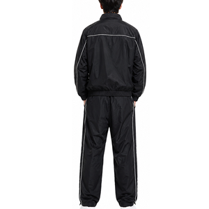 Wholesale Wind Resistant <b>Men</b> Nylon Tracksuit Running <b>Jacket</b> and Pants Custom OEM ODM Wholesale Apparel Supplier For Nylon Suit - Product Image 3