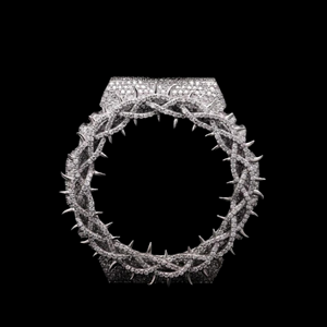 ขอบนาฬิกา Iced Out Thorn Crown รุ่น GS-2100 ประดับเพชร ตัวเรือนนาฬิกาหรูหราแบบกำหนดเอง อุปกรณ์ตกแต่งสำหรับผู้ชาย - Product Image 1