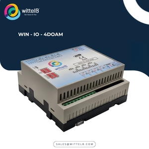 Wittelb WIN-IO-4DAIM IO โมดูลที่มีเอาต์พุตแบบดิจิตอล4พอร์ตอินพุตอนาล็อก4พอร์ต | RS485 Modbus RTU | 24V ac/dc | กันน้ำ IP55 - Product Image 1