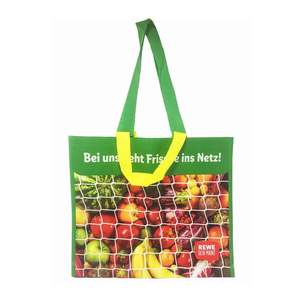 Customized Pattern Print Shopping Tote <b>Bag</b> Polyester RPET Recycled Waterproof <b>Foldable</b> Travel Sport Shopping <b>Bag</b> - Product Image 5