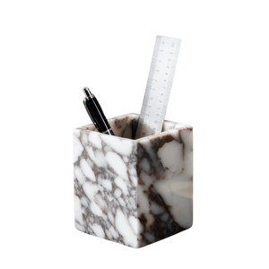 New Arrival <b>White</b> marble <b>Pen</b> Pencil Holder/Container For Office & School Desktop Stationary Storage Organizer Crafts - Product Image 5