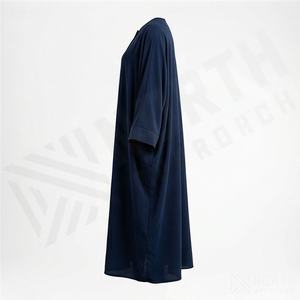 ชุดกิโมโนแบบ OEM ปี 2025 เสื้อคลุมอาบายะ ผ้าโพลีเอสเตอร์เนื้อนุ่ม ยืดหยุ่นสูง หนาขึ้น สำหรับผู้หญิงมุสลิม คอวี แขนยาว เหมาะสำหรับงานปาร์ตี้ รอมฎอน งานแต่งงาน - Product Image 3