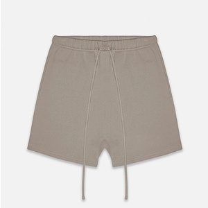 Pantalones Cortos de Algodón para Hombre, Cintura Elástica, Color Sólido, Antiarrugas, Reflectantes, Ecológicos, Casuales - Product Image 3