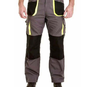 Pantalon de travail haute visibilité pour homme RICSA INTERNATIONAL, orange, bandes réfléchissantes, genoux renforcés, résistant à l'abrasion, polyester, CE - Product Image 3