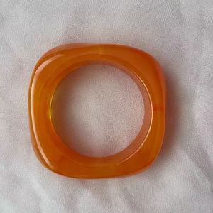 Colorful Resin Bangle <b>Bracelets</b> Modern Chunky Thick <b>Stacking</b> Bangles Customizable Size Shape Oversized Girls Gift MS Handicraft - Product Image 1