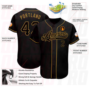 Maillot de baseball personnalisé en tissu mesh polyester, design sublimé, logos et numéros personnalisés, couleurs d'équipe, uniformes de club, OEM - Product Image 3