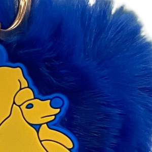 Sigma Gamma Rho Poodle Keychain Fur Pom Pom Keyring Women Greek Letter <b>Bag</b> Charm Stylish Accessory - Product Image 6