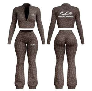 Women's Vintage Lightweight Eco-Friendly Crew Neck Short Fleece Yoga <b>Top</b> Four-Way Stretch Sweat-Wicking 100% Cotton Streetwear - Product Image 4