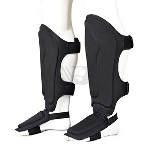 Espinilleras de Entrenamiento Profesional Hechas a Medida, Almohadillas de Competición de Cuero Vacuno Estampado de Alta Calidad para Muay Thai y Kick Boxing - Product Image 3