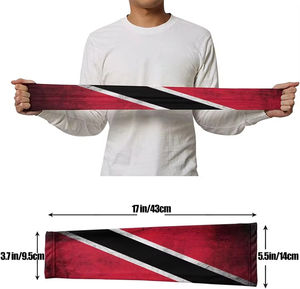 Mangas de compresión unisex de poliéster 100% transpirables, elásticas, ligeras, de alta calidad, con protección UV, al por mayor - Product Image 6