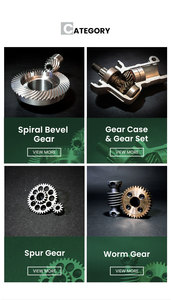 Boîte de vitesses conique en spirale personnalisée débroussailleuse pièces de boîtier d'engrenage pièces d'outils boîte de vitesses - Product Image 6