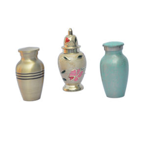 Urnas de cremación de Metal de diseño múltiple, urnas pintadas para cenizas funerarias y humanos, decoración del hogar - Product Image 2