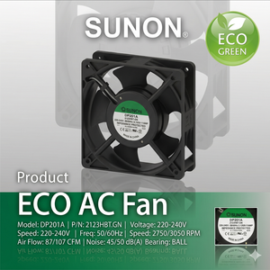 SUNON AB1123-MSL.W.GN AC Axial Fan 120x120x31mm 115V | OEM Support | Plastic Blades | Taiwan <b>HUB</b> Ready Stock - Product Image 5