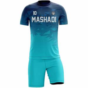 Uniformes de Fútbol Unisex de Manga Corta, Tallas Grandes, Transpirables, de Alta Calidad, 100% Poliéster, Venta al Por Mayor - Product Image 5