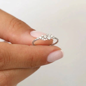 Bague de fiançailles unisexe tendance en diamant de laboratoire, alliance en platine, diamant rond brillant, certifiée IGI - Product Image 3
