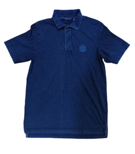 Vente en gros 240 g/m² Personnalisé Unisexe Boxy Fit Acid Wash Polo T-shirts Hommes Vintage Oversize Washed Heavyweight Casual Solid tee - Product Image 4