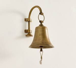 Designer Brass Door <b>Bell</b> For Luxury Home Entrance Decorative Hanging Temple <b>Bell</b> With Antique Finish Appearance - Product Image 3