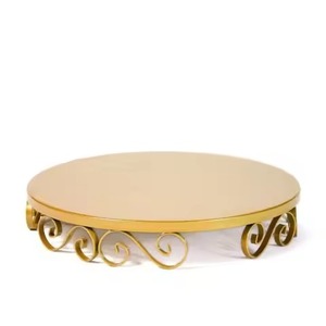 Support à gâteau en métal design, plateau de présentation de desserts, porte-cupcakes, décoration de table pour événements et fêtes - Product Image 1