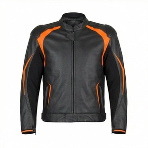 Veste de moto en cuir véritable pour homme de qualité supérieure, nouvelle arrivée, vestes de moto d'hiver, protections amovibles, personnalisables - Product Image 1