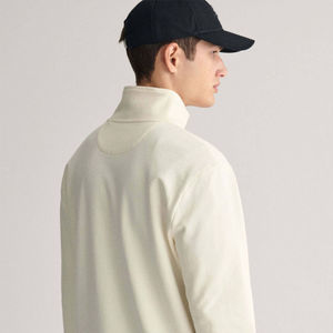 Sweat-shirts à col zippé en tissu 400 g/m² 80 % coton 20 % polyester, coupe classique, pour hommes, pull chaud d'hiver, vêtements pour hommes, vente en gros - Product Image 4