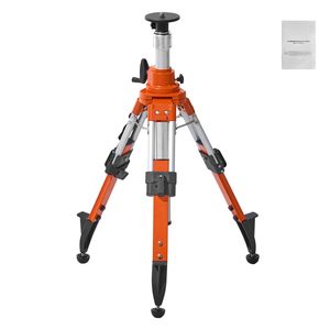 Treppiede per Livella Laser con Attacco Filettato 5/8" 11, Regolazione Altezza 27.16" - 67.71", Livella a Bolla Professionale per Rilevamenti, Alimentata a Batteria - Product Image 1