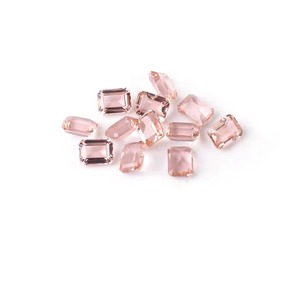 Morganite rose naturelle octogonale utilisée pour la fabrication de bijoux, disponible en gros et sur mesure, morganite rose de haute qualité - Product Image 6