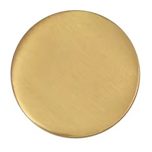 Assiette de présentation décorative en laiton pour mariage, banquet, restaurant, hôtel, fête, décoration de table - Product Image 1