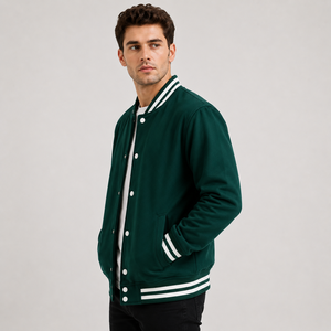 Custom Wool Body Varsity <b>Jacket</b> With Chenille Letters And Team Name Personalized <b>Leather</b> Sleeve Letterman <b>Jacket</b> With Embroidery - Product Image 5