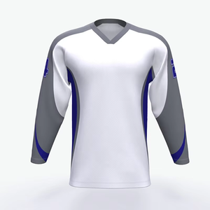 2026 Hot Sell Team for Custom Blank White Ice Hockey Jersey 100% Polyester Digital Print - Product Image 3