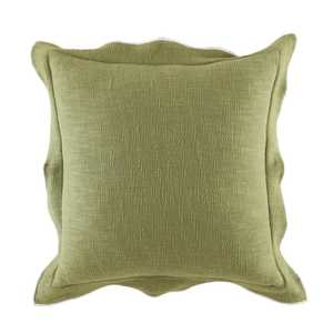 100% Cotton Scallop Woven Slub Cushion Covers Boho Decorative <b>Throw</b> <b>Pillow</b> Covers for Sofa Handmade Cotton Slub Scalloped - Product Image 5