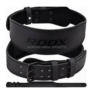 Cinturón de Levantamiento de Pesas para Entrenamiento en Gimnasio, Cinturón de Soporte de Fuerza con Logotipo Personalizado, Tamaño y Color por BURAQ MMA SPORTS - Product Image 1