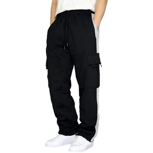 Pantalones de Hombre Hechos a Medida, Estilo Urbano, Poliéster/Algodón, Secado Rápido, Transpirables, Cintura Elástica, Cintura Media, Lavados - Product Image 3