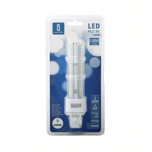 Lampadina Led Plc 2u 12w 6400k bianco freddo a risparmio energetico per retrofit e aggiornamento - Product Image 2