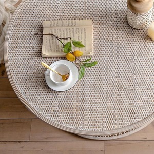 Latest Rattan and <b>Bamboo</b> Farmhouse Coffee <b>Table</b> Round Shape Living Room Furniture Home Furniture Durable - Product Image 6