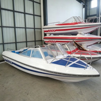 Bateau de pêche et de passagers Grandseaboat d'occasion, durable, 40-60 CV, moteur essence, coque en fibre de verre, modèle 2026, capacité de charge 100-200 kg