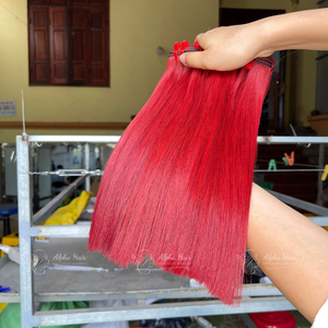 Top 1 Sedoso Hueso Recto Vietnamita Cabello humano sin procesar Tejido Más alta calidad Belleza Encaje Frontal Pelucas y paquetes - Product Image 4