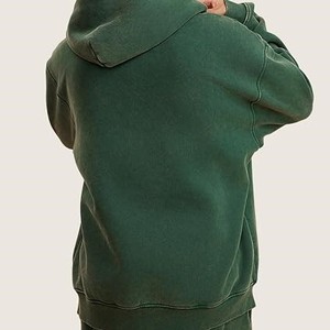 Sudadera con Capucha Unisex con Bolsillo Frontal y Logotipo, Ropa Casual de Invierno, Corte Holgado, Material de Felpa 100% Algodón, Anti-Pilling, Sudadera con Capucha OEM - Product Image 3