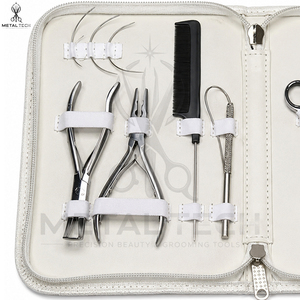 Own Logo Trendy Product For Professional Use Durable Travel Organizer Beauty Salons All in One Hair Extension Salon <b>Tool</b> Kits - Product Image 5