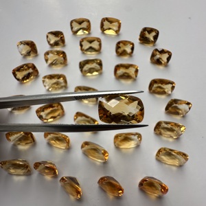 Citrine TFH longue taille coussin 8x12 mm, lot de 32 pièces et 105 carats, taille C/B, couleur vibrante, coupe étonnante, pour la création de bijoux - Product Image 3