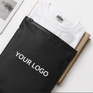Custom Printed Black Ziplock Bags with Slider Apparel Packaging for E-commerce Brands Slider Closure Poly Ziplock Bags - Product Image 5