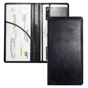 Accesorio para compartimento de camión automático, forro largo de cuero PU, organizador de estuche con logotipo, Cierre magnético para almacenar documentos, papeleo - Product Image 1