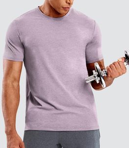 T-shirt pour homme 100% polyester, décontracté, séchage rapide, évacuation de l'humidité, col rond, manches courtes, entraînement, sport, course à pied, natation - Product Image 3