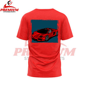 T-shirts unisexes pour hommes du fabricant, personnalisés avec impression sérigraphique, en polyester/coton tricoté, couleur unie, manches courtes, style streetwear - Product Image 6