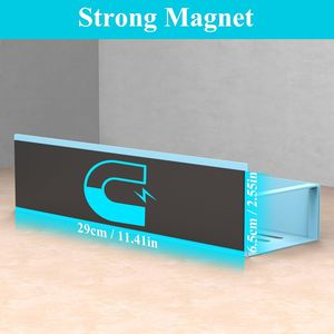 Set di 4 Organizzatori Magnetici Blu per Spezie, per Frigorifero e Forno, Gestione Efficiente della Cucina - Product Image 4