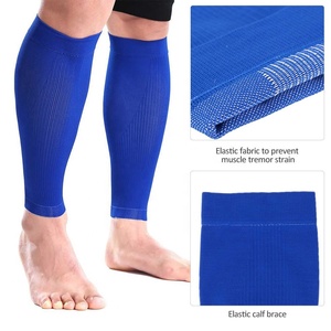 Comfortable Stretch Running Basketball Cycling Long Riding Fitness Exercise Sports <b>Compression</b> Calf Leg Supports Cover Sleeve - Product Image 5