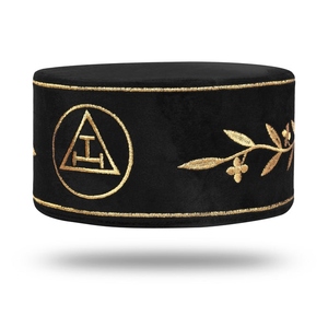 Gorra de Capitán del Arco Real con Bordado Negro y Dorado, 100% Poliéster, Estilo Europeo y Americano - Product Image 4