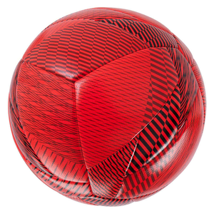 ลูกฟุตบอลลายทางสีแดงดำ ยี่ห้อ CORE FIELD เย็บด้วยเครื่องจักร ทนทาน น้ำหนักเบา เป็นมิตรกับสิ่งแวดล้อม ใช้ได้ทั้งในร่มและกลางแจ้ง - Product Image 6