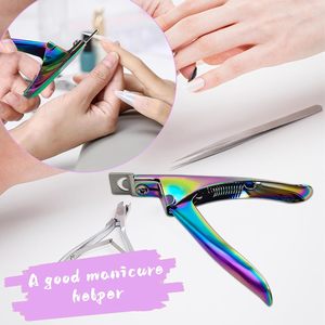 Professional Obexa Stainless Steel Curved-Blade Nail Clipper Nail Art Manicure <b>Tool</b> False Nail Tip Trimmer <b>Edge</b> Cutters Portable - Product Image 2