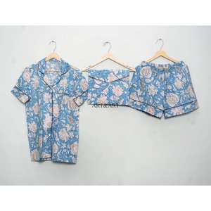 Lightweight Breathable <b>Summer</b> Short Pajama Set Cozy Warm Winter Short <b>PJs</b> with Front Logo for Colder Months - Product Image 1